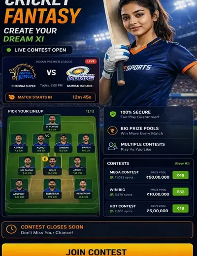 JEET11 (jeet11 apk) fantasy cricket & matchday visual 3